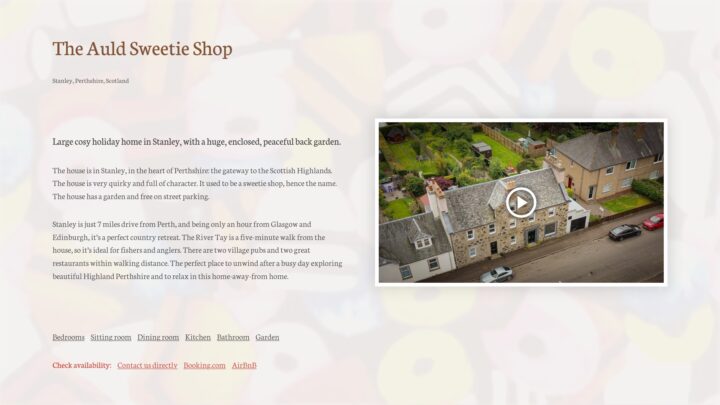 Ein einzigartiges Projekt f&uuml;r ein schottisches Ferienhaus