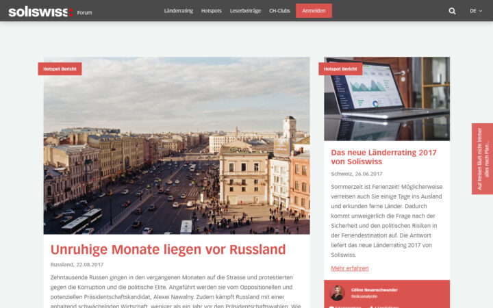 The independent forum for Swiss abroad