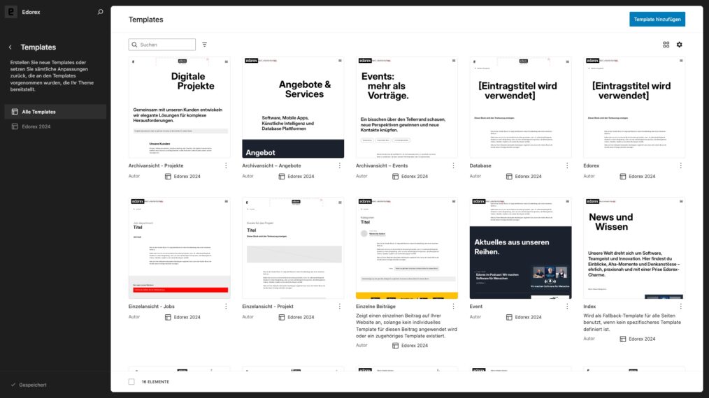 WordPress Site Editor